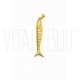 Pendente Peixe 43x8mm - Aço Inoxidável Dourado